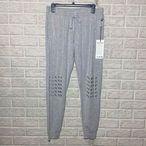 NWT MSRP $118 The Laundry Room Prayer Jogger Sweatpants Women's Size Large - Picture 2 of 6